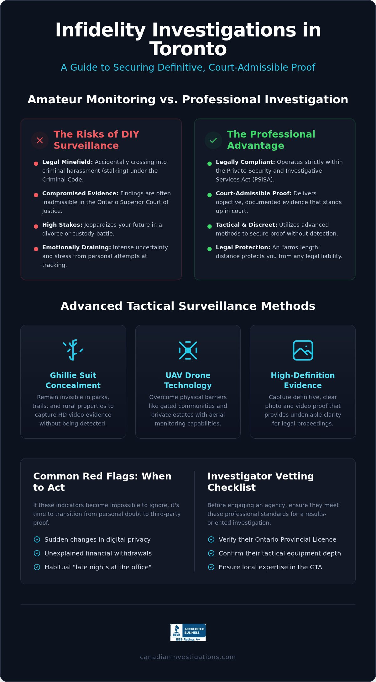 Infidelity Investigator Toronto: The Tactical Surveillance Buying Guide