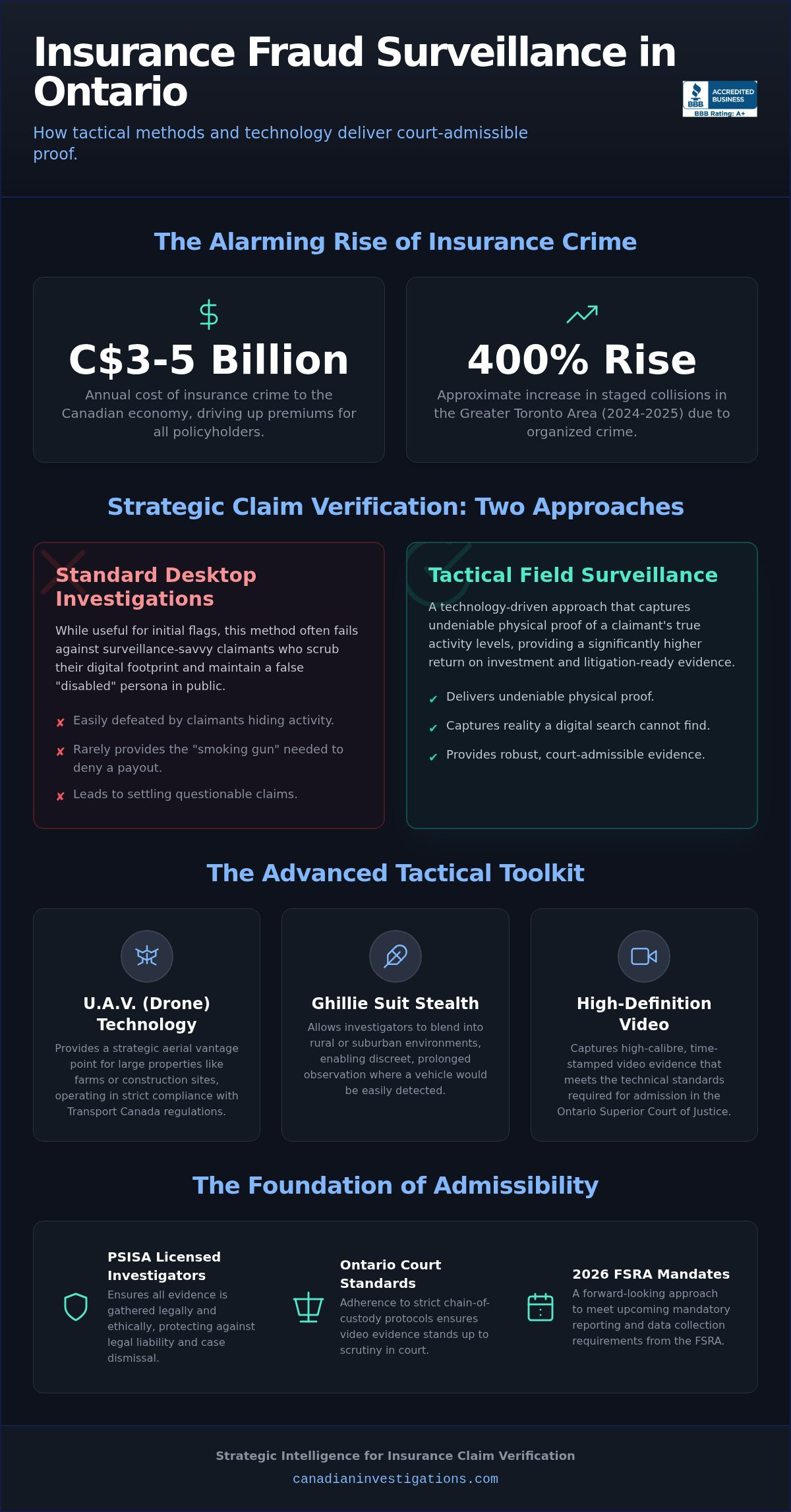 Insurance Fraud Surveillance Ontario: Tactical Claims Verification
